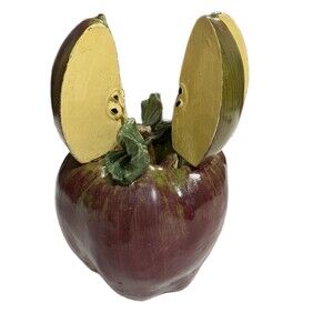 Vintage Apple Holder With 4 Butter Jam Spreaders Grannycore